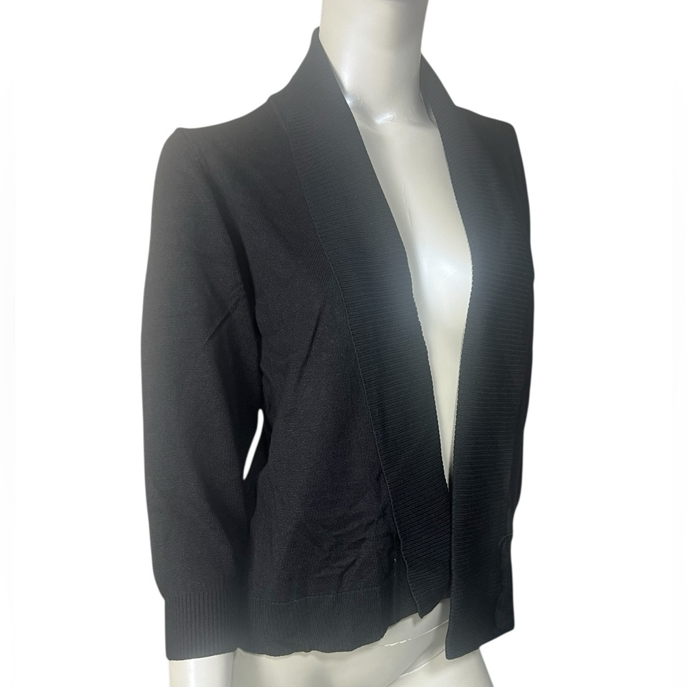 Esperanza Black Knit 3/4 Sleeve Cardigan